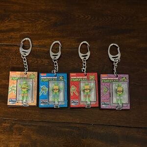 TMNT Keychain Complete Set